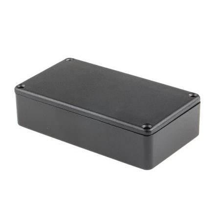 RS PRO Pouzdro Stíněné barva Černá barva Černá Odlévaný hliník 114.5 mm 30.3 mm 63.6 mm