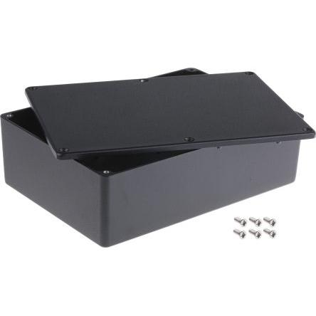 RS PRO Pouzdro Stíněné barva Černá barva Černá Odlévaný hliník 171.9 mm 55 mm 120.9 mm