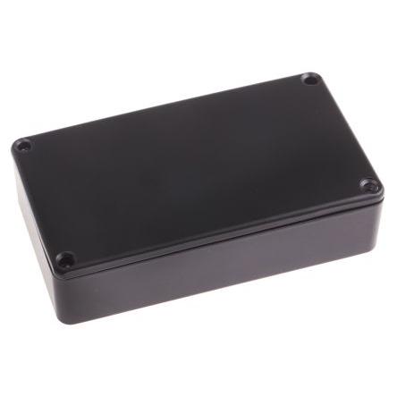 RS PRO Pouzdro Stíněné barva Černá barva Černá Odlévaný hliník 114.5 mm 30.3 mm 63.6 mm