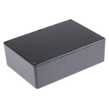 RS PRO Pouzdro Stíněné barva Černá barva Černá Odlévaný hliník 171.9 mm 55 mm 120.9 mm