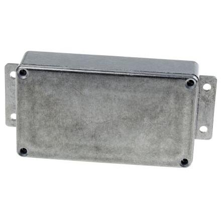 RS PRO Pouzdro IP66 Stíněné S přírubou barva Stříbrná barva Stříbrná Odlévaný hliník 139.7 mm 30 mm 63.8 mm Neopren