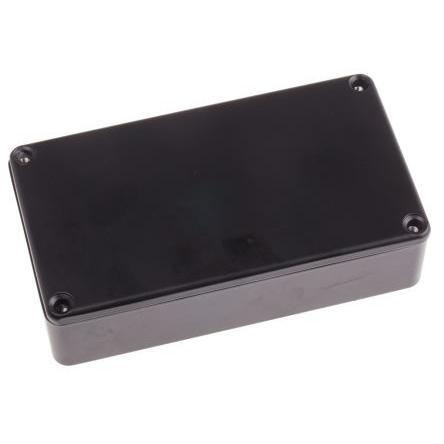 RS PRO Pouzdro IP66 Stíněné barva Černá barva Černá Odlévaný hliník 114.5 mm 30.3 mm 63.6 mm Neopren