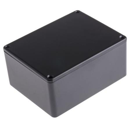 RS PRO Pouzdro IP66 Stíněné barva Černá barva Černá Odlévaný hliník 114.7 mm 55.1 mm 89.7 mm Neopren