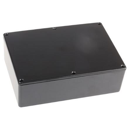 RS PRO Pouzdro IP66 Stíněné barva Černá barva Černá Odlévaný hliník 171.9 mm 55 mm 120.9 mm Neopren