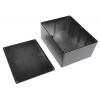 RS PRO Pouzdro IP66 Stíněné barva Černá barva Černá Odlévaný hliník 165.8 mm 76.3 mm 127.3 mm Neopren