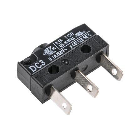 ZF Mikrospínač, typ ovladače: Tlačítko SPDT, 250 V ac, 100mA, Pájecí, IP6K7, 1.96N