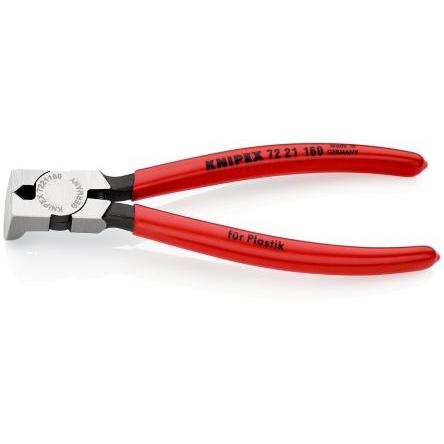 Plastové štípací kleště, celková délka: 160mm, Plastové Zapuštěné, Bimetal s 10mm dlouhými čelistmi kapacita řezání 2
