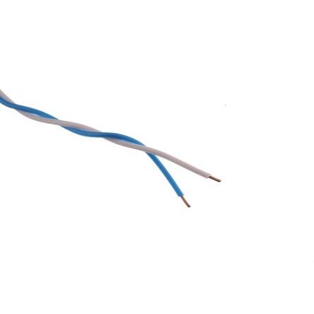 Telefonní kabel 1párový, Bílá, Modrá, 100V 100 m Decelect 2