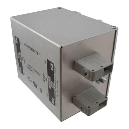 Filtr EMC, řada: FN2412H, 520V ac, 400Hz, Lišta DIN, Svorkovnice, 8 A, počet fází: 2, 3.4 mA, Schaffner, 1, 2.6 W, No