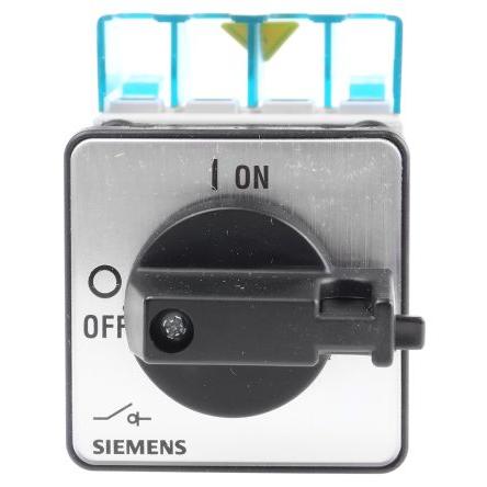 Siemens Oddělovací (hlavní) vypínač, rozsah: 3LD 3pólový Montáž do panelu IP65 16A 7.5 kW