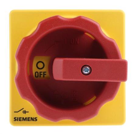 Siemens Oddělovací (hlavní) vypínač, rozsah: 3LD2003 3pólový Montáž do panelu IP65 16A 8 kW