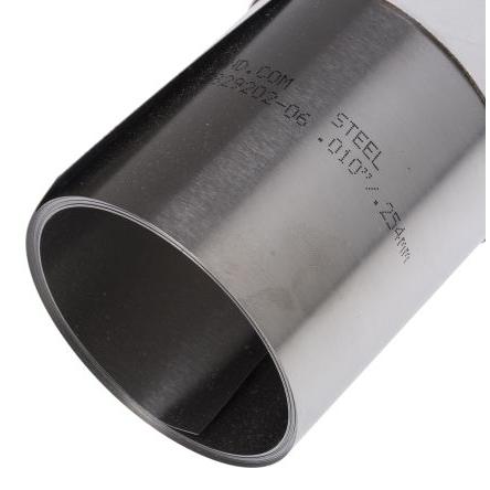 RS PRO Ocelová podložka, délka: 100 in, šířka: 6in, tloušťka: 0.254 mm