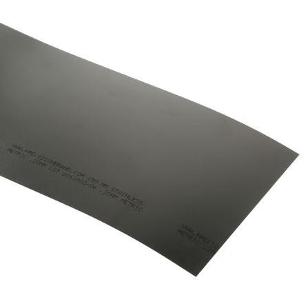 RS PRO Ocelová podložka, délka: 1.25 m, šířka: 150mm, tloušťka: 0.2 mm