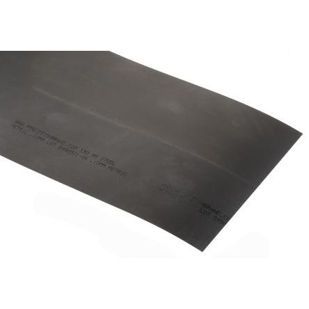 RS PRO Ocelová podložka, délka: 2.5 m, šířka: 150mm, tloušťka: 0.1 mm