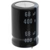 Kondenzátor, řada: GU 68 μF ±20 % 400V dc LGU2G680MELY, Zacvakávací montáž Nichicon