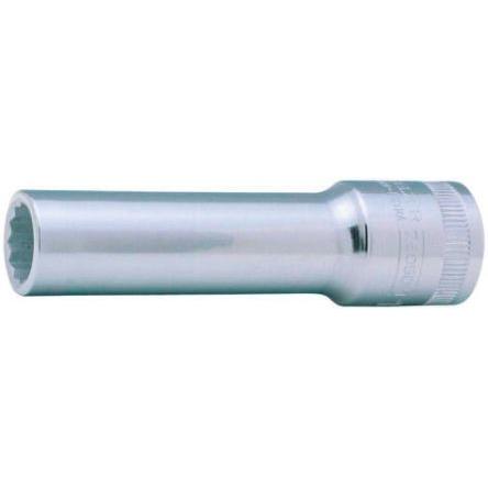 Zásuvka 1/2 in pohon 18 mm 12 bodů Čtvercový, celková délka: 82.6mm Bahco