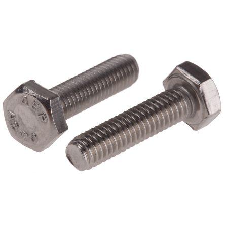 RS PRO Šroub s vnitřním šestihranem, Obyčejný, Nerezová ocel, M4, délka: 16 mm