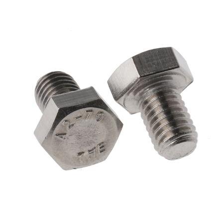 RS PRO Šroub s vnitřním šestihranem, Obyčejný, Nerezová ocel, M8, délka: 12 mm