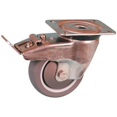 368753 Guitel Hervieu Brzděné otočné 90 kg 100 mm, Termoplastická pryž