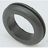 Kabelová průchodka Kabelová průchodka až 12 mm Polyvinylchlorid Černá Legrand 0 980 93 17 mm
