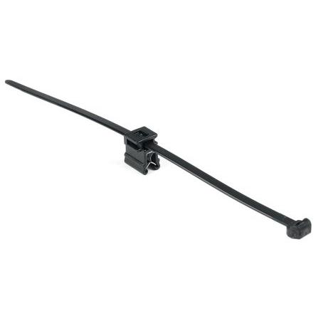 Držák vázacích pásek Rohová příchytka 1.2 mm široké pásky 200 mm 4.6mm barva Černá HellermannTyton