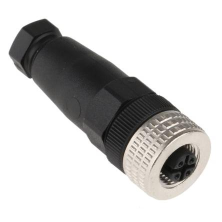 Kulatý konektor, počet kontaktů: 4, Kabel, Kabel, velikost: M12 Telemecanique Sensors, pohlaví kontaktu: Vnitřní,