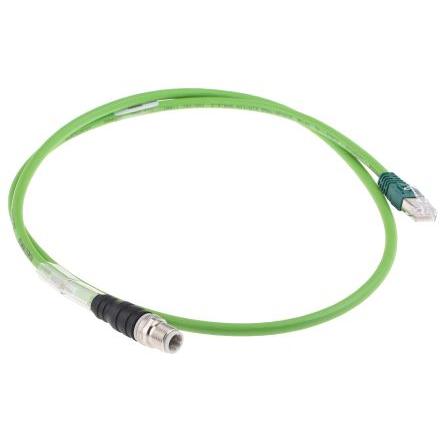 Schneider Electric Ethernetové kabely, řada: ConneXium - Ethernet, M12, RJ45, Polyvinylchlorid 1 m