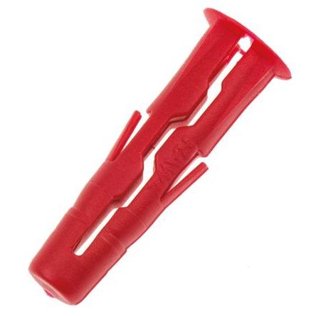 RawlPlug Červená Plastové Hmoždinka 28 mm