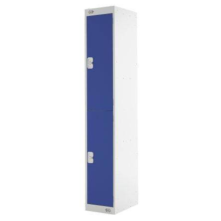 Průmyslová uzamykatelná skříňka 2dveřová, Ocel Modrá 1800 mm x 300 mm x 450 mm RS PRO