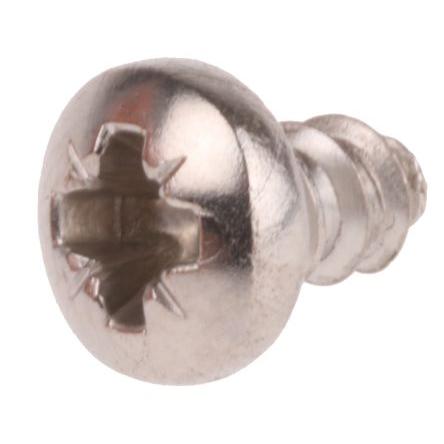 RS PRO Samořezný šroub, Obyčejný, Nerezová ocel hlavice Kónická, délka: 6.5 mm