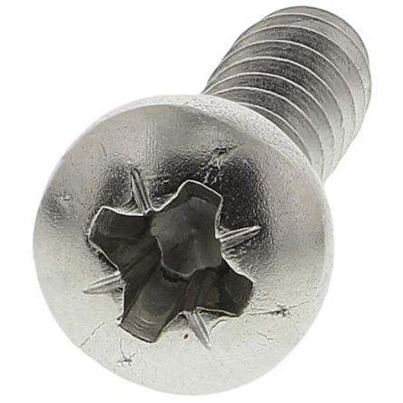 RS PRO Samořezný šroub, Obyčejný, Nerezová ocel hlavice Kónická, délka: 19 mm