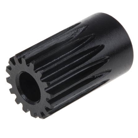 Čelní ozubené kolo, Ocel 16zubové, průměr rozteče: 16 mm, 1 průměr náboje 18 mm vývrt 8mm RS PRO