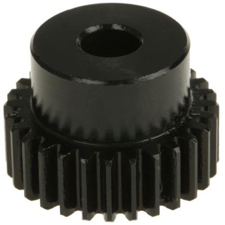 Čelní ozubené kolo, Ocel 28zubové, průměr rozteče: 28 mm, 1 průměr náboje 22 mm vývrt 8mm RS PRO