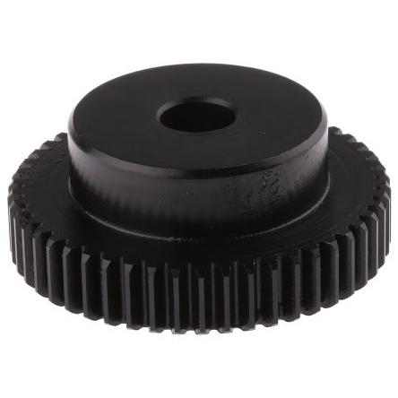 Čelní ozubené kolo, Ocel 50zubové, průměr rozteče: 50 mm, 1 průměr náboje 35 mm vývrt 10mm RS PRO