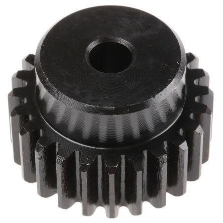 Čelní ozubené kolo, Ocel 24zubové, průměr rozteče: 36 mm, 1.5 průměr náboje 28 mm vývrt 8mm RS PRO