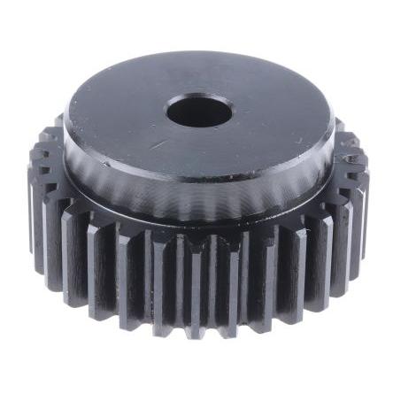 Čelní ozubené kolo, Ocel 30zubové, průměr rozteče: 60 mm, 2 průměr náboje 50 mm vývrt 12mm RS PRO