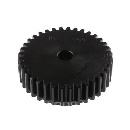 Čelní ozubené kolo, Ocel 36zubové, průměr rozteče: 72 mm, 2 průměr náboje 55 mm vývrt 12mm RS PRO