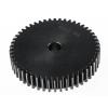 Čelní ozubené kolo, Ocel 50zubové, průměr rozteče: 100 mm, 2 průměr náboje 55 mm vývrt 15mm RS PRO