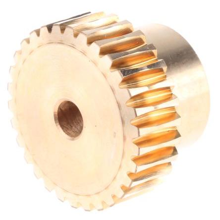 RS PRO Šnekové ozubené kolo, 0.8, průměr rozteče: 24.16 mm 30, 20 °, Bronz 18 mm