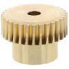 RS PRO Šnekové ozubené kolo, 0.8, průměr rozteče: 24.04 mm 30, 20 °, Bronz 18 mm