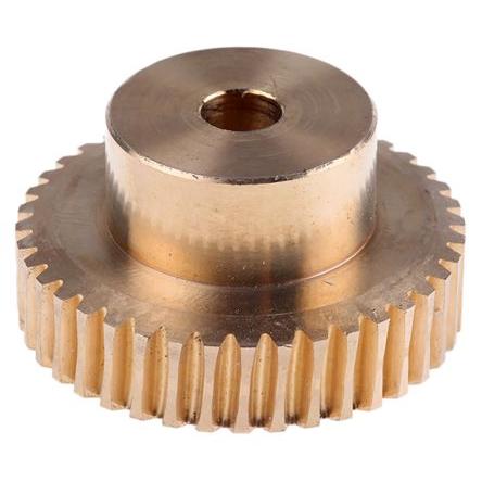 RS PRO Šnekové ozubené kolo, 0.8, průměr rozteče: 32.05 mm 40, 20 °, Bronz 18 mm