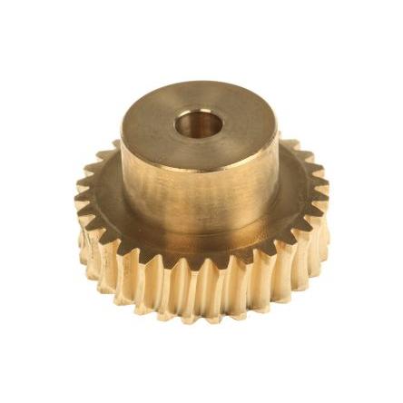 RS PRO Šnekové ozubené kolo, 1, průměr rozteče: 30.24 mm 30, 20 °, Bronz 20 mm