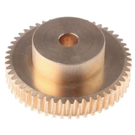 RS PRO Šnekové ozubené kolo, 1, průměr rozteče: 50 mm 50, 20 °, Bronz 20 mm
