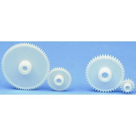 Čelní ozubené kolo, Polyoxymethylen 35zubové, průměr rozteče: 17.5 mm, 0.5 průměr náboje 10 mm vývrt 5mm RS PRO