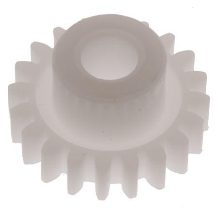 Čelní ozubené kolo, Polyoxymethylen 20zubové, průměr rozteče: 16 mm, 0.8 průměr náboje 10 mm vývrt 5mm RS PRO