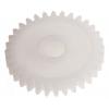 Čelní ozubené kolo, Polyoxymethylen 32zubové, průměr rozteče: 25.6 mm, 0.8 průměr náboje 12 mm vývrt 6mm RS PRO