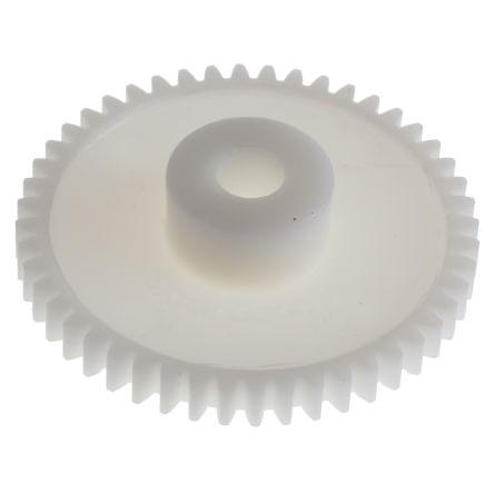 Čelní ozubené kolo, Polyoxymethylen 48zubové, průměr rozteče: 38.4 mm, 0.8 průměr náboje 14.5 mm vývrt 6mm RS PRO
