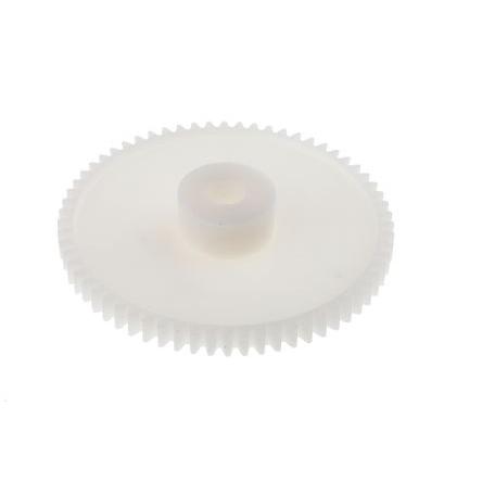 Čelní ozubené kolo, Polyoxymethylen 64zubové, průměr rozteče: 51.2 mm, 0.8 průměr náboje 15.5 mm vývrt 6mm RS PRO