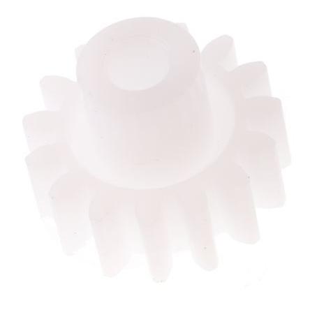 Čelní ozubené kolo, Polyoxymethylen 15zubové, průměr rozteče: 15 mm, 1 průměr náboje 8 mm vývrt 4mm RS PRO