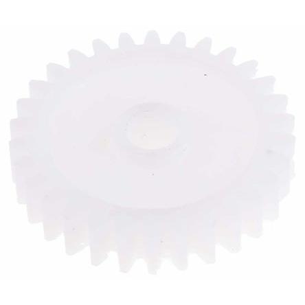 Čelní ozubené kolo, Polyoxymethylen 30zubové, průměr rozteče: 30 mm, 1 průměr náboje 14 mm vývrt 6mm RS PRO